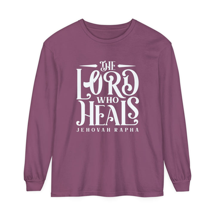 The Lord Who Heals Long Sleeve Shirt Long-sleeve Berry S 