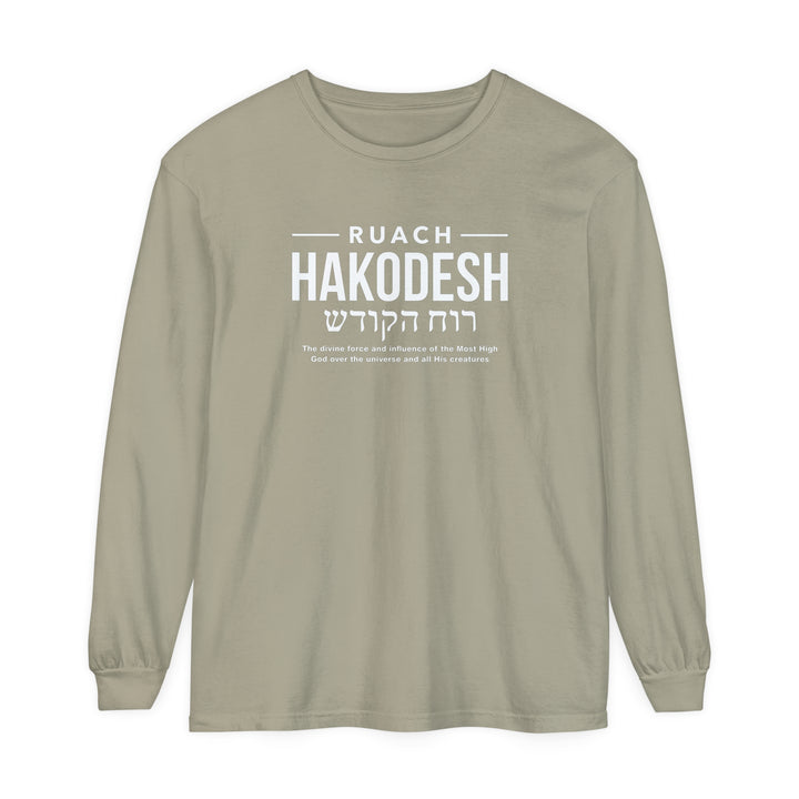 Ruach Hakodesh Divine Force Long Sleeve Shirt Long-sleeve Sandstone S 