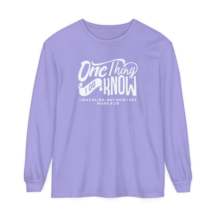 Now I See Long Sleeve Shirt Long-sleeve Violet S 