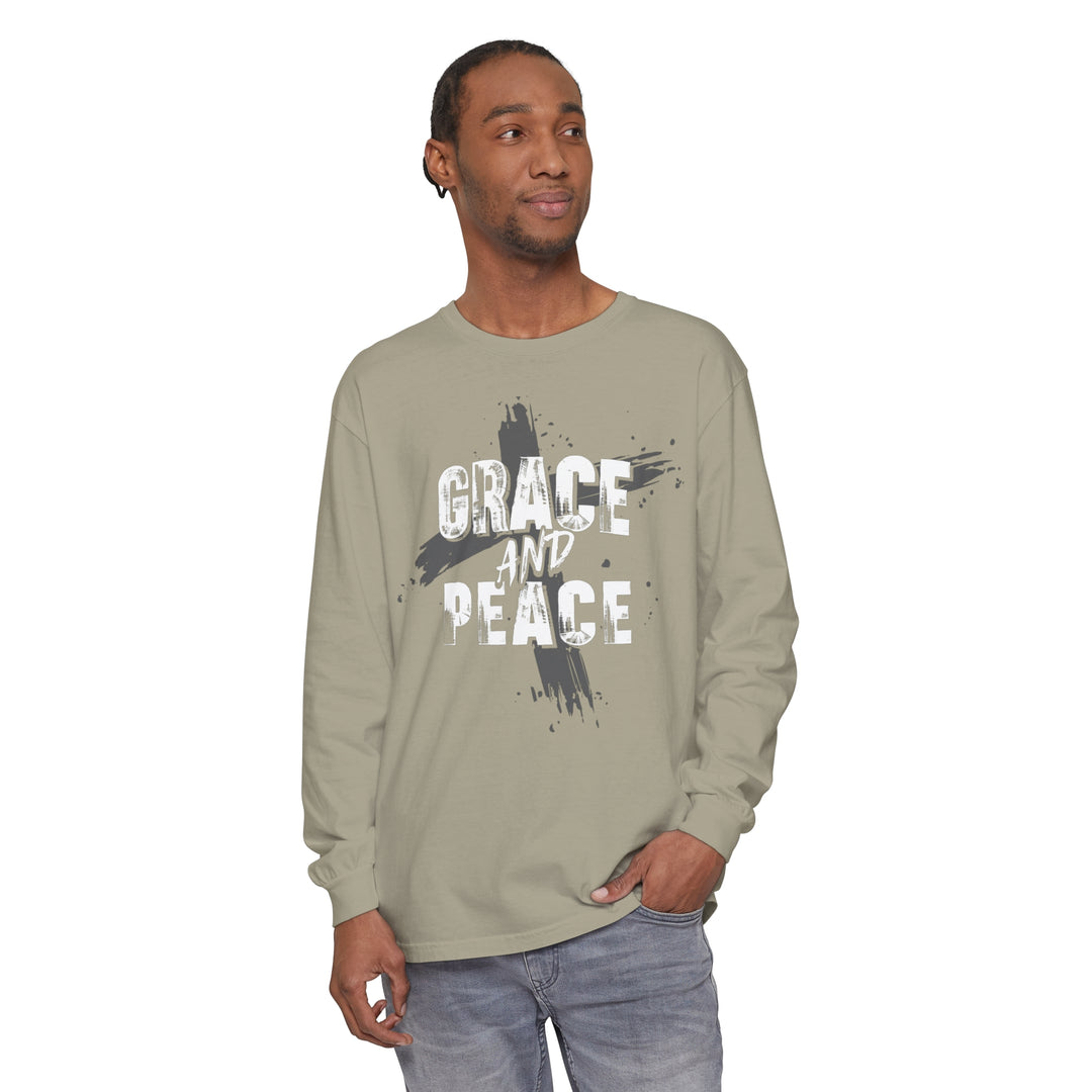 Grace and Peace Cross Long Sleeve Shirt Long-sleeve   