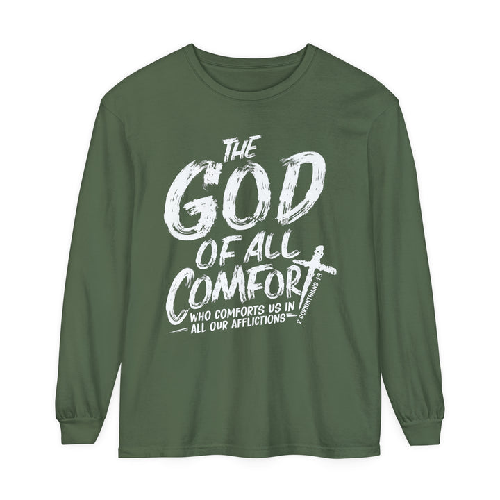 God of All Comfort Long Sleeve Shirt Long-sleeve Hemp S 