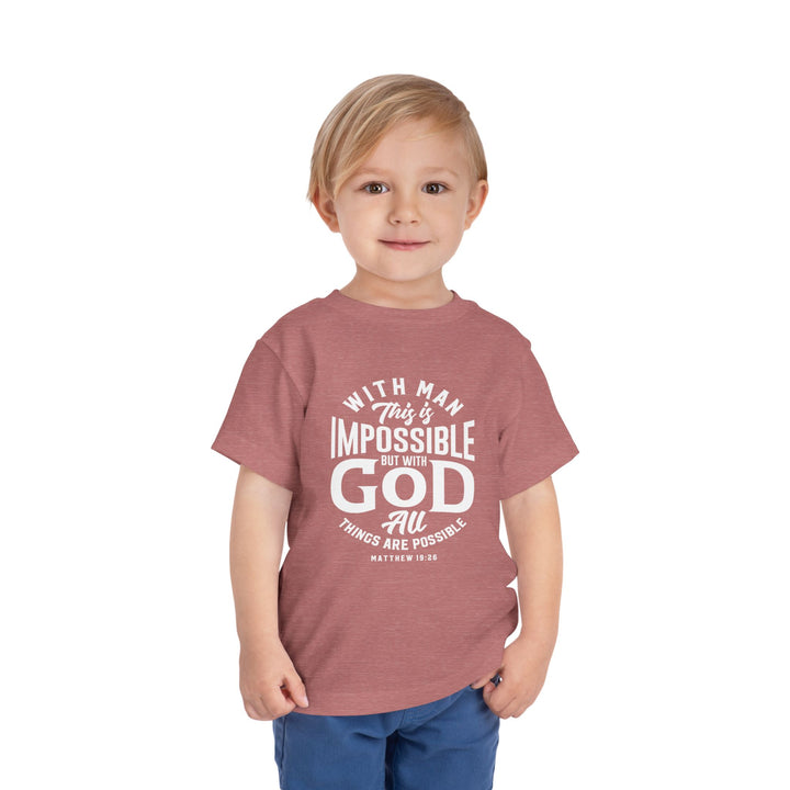 All Things Possible Toddler Tee Kids clothes   