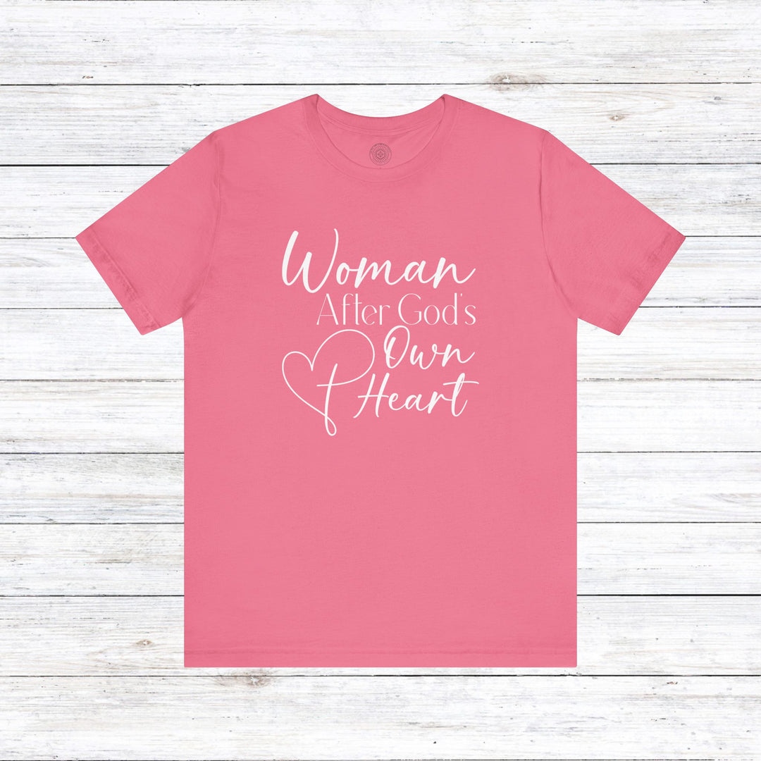 Woman After God's Own Heart Unisex T-Shirt T-Shirt Charity Pink S 