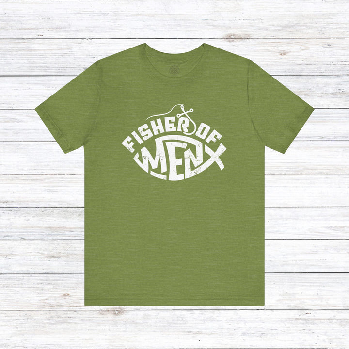 Fisher of Men Unisex T-Shirt T-Shirt Heather Green S 