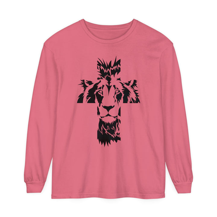 Aslan Cross Long Sleeve Shirt Long-sleeve Watermelon S 