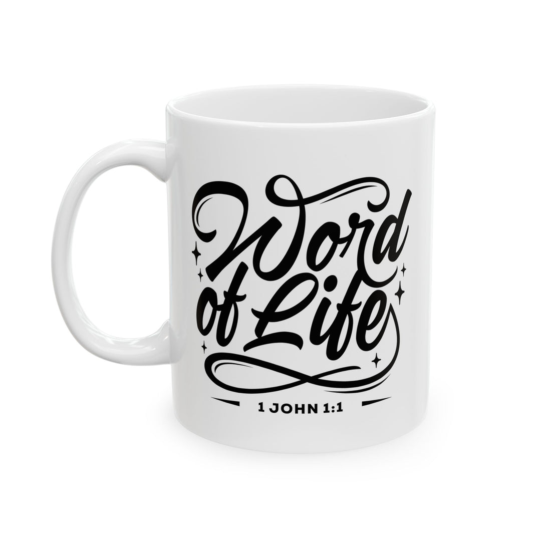 Christian Coffee Mug Word of Life Ceramic Mug   