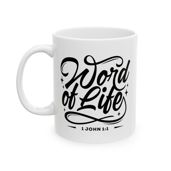 Christian Coffee Mug Word of Life Ceramic Mug   