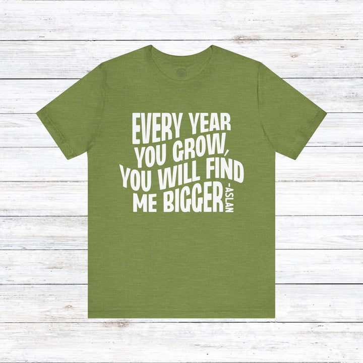 Every Year You Grow Unisex T-Shirt T-Shirt Heather Green S 