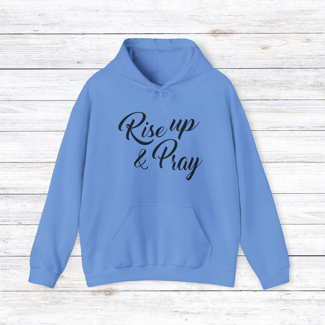 Rise Up & Pray Hoodie Hoodie Carolina Blue S 