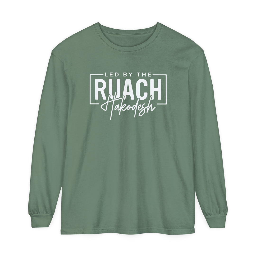 Led By Ruach Hakodesh Long Sleeve Shirt Long-sleeve Light Green S 