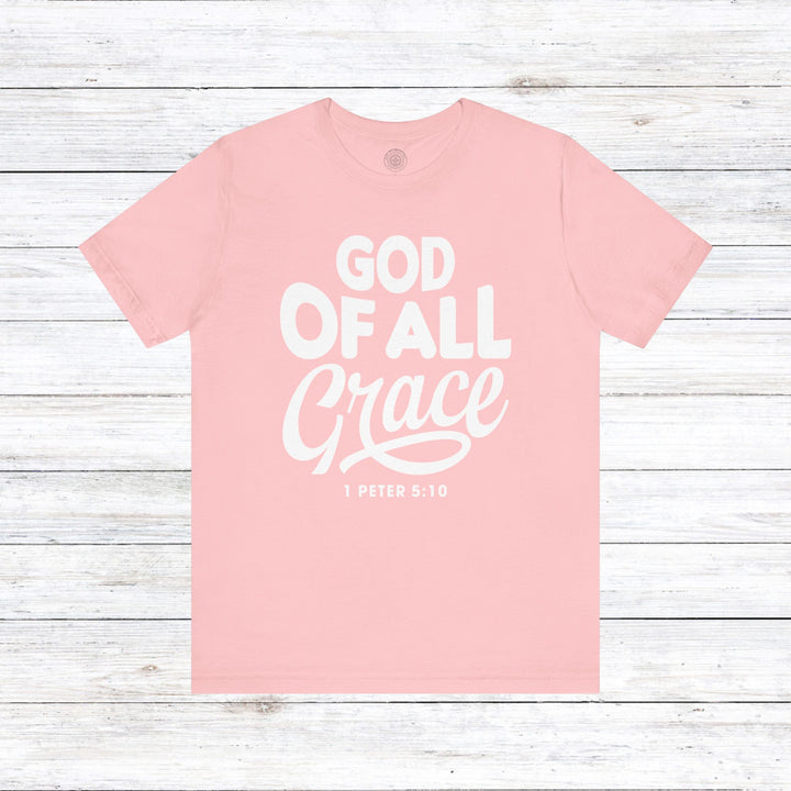 God of All Grace Unisex T-Shirt T-Shirt Pink S 