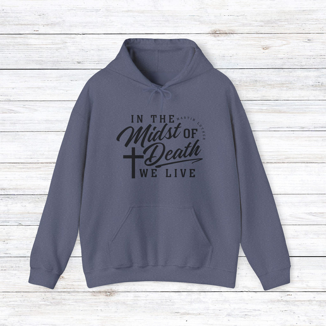 Midst of Death Luther Hoodie Hoodie Heather Navy S 