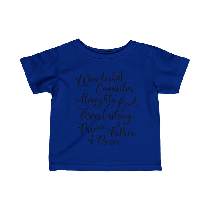 Wonderful Counselor Baby Tee Kids clothes Royal 6M 