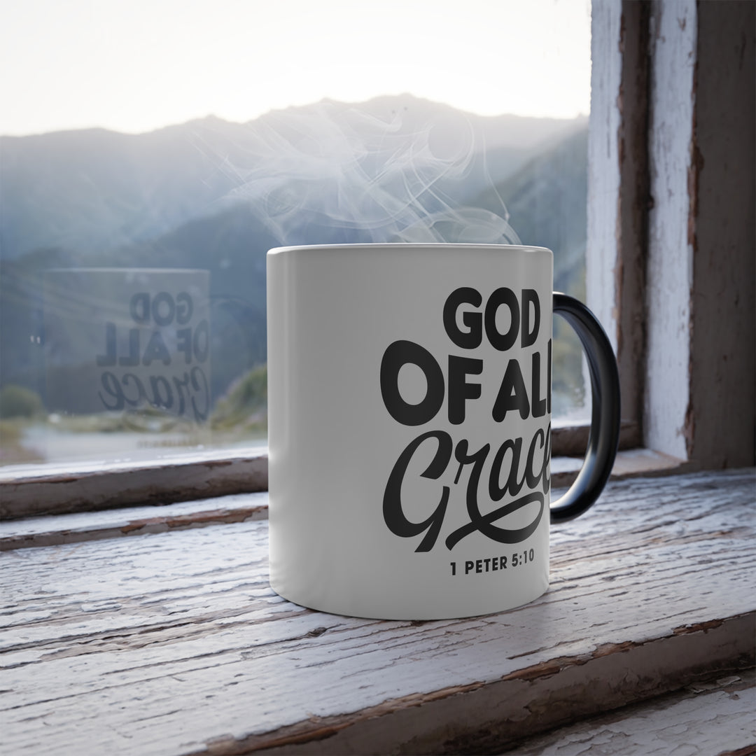 Christian Coffee Mug God of All Grace Color Morphing Mug   