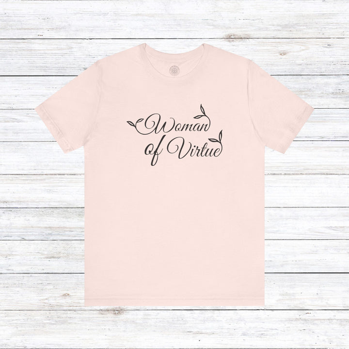 Woman of Virtue Unisex T-Shirt T-Shirt Soft Pink S 