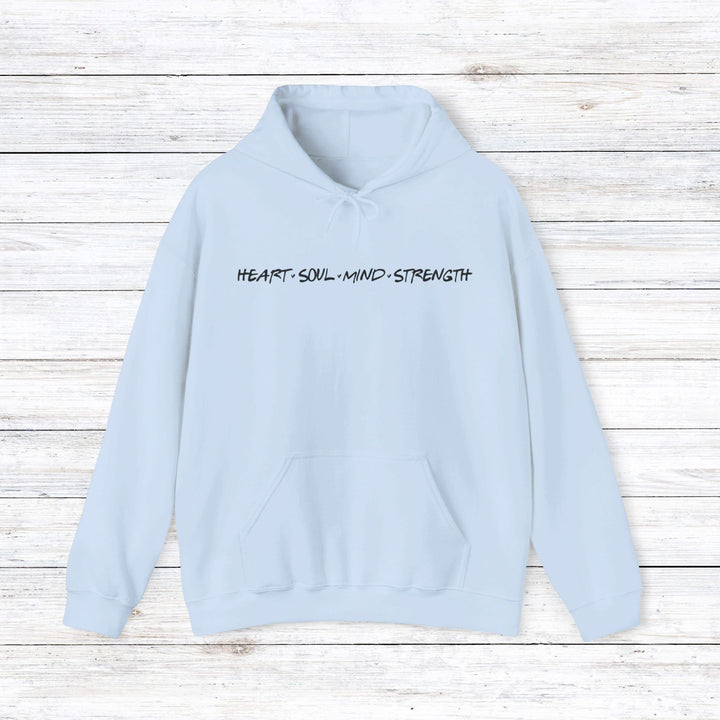 Heart Soul Mind Strength Hoodie Hoodie Light Blue S 