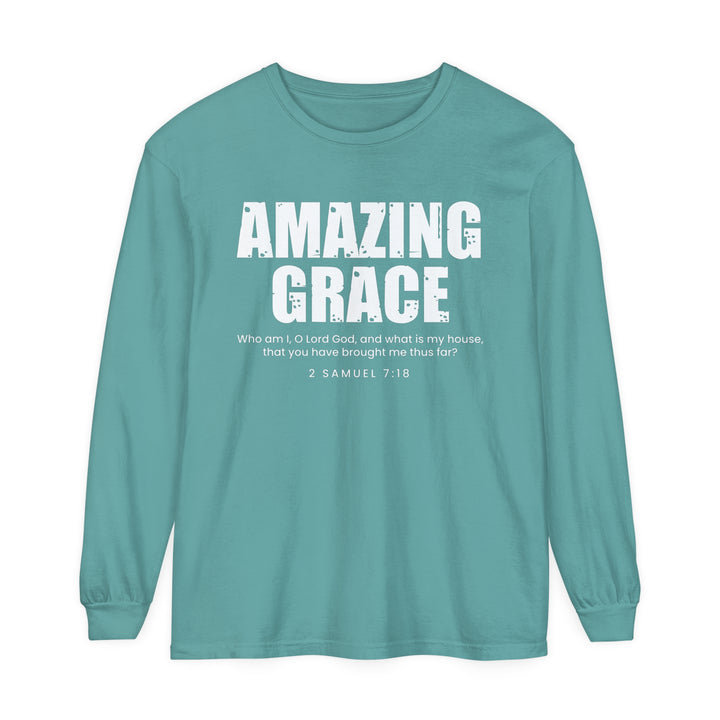 Amazing Grace Long Sleeve Shirt Long-sleeve Seafoam S 