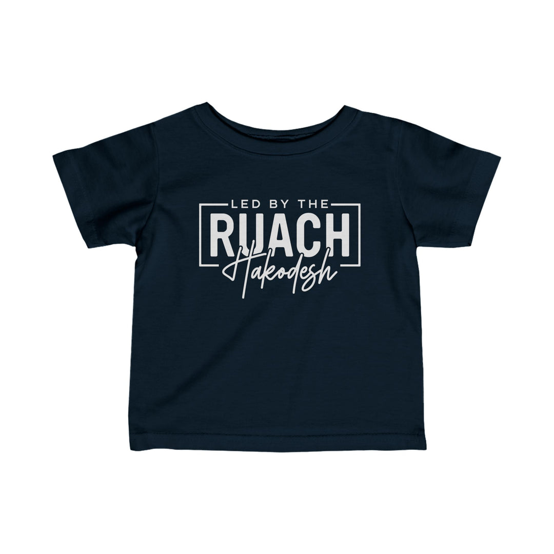 Led By The Ruach Hakodesh Baby Tee Kids clothes Navy 6M 