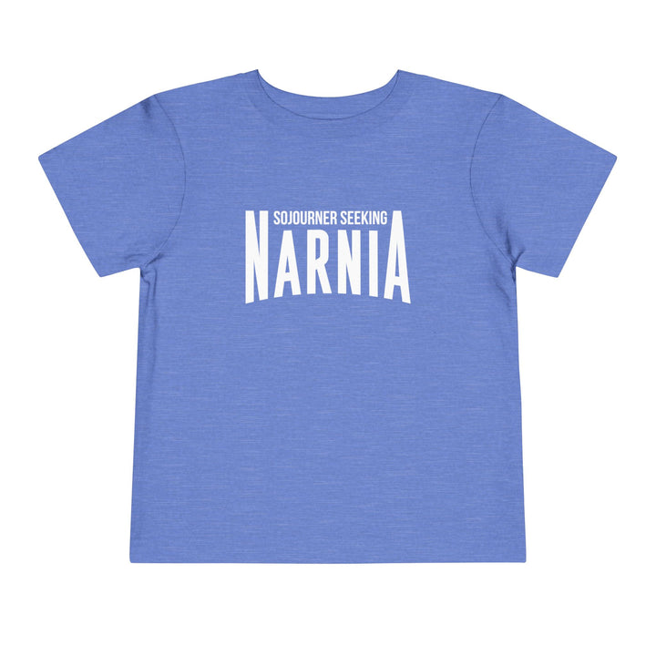 Sojourner Seeking Narnia Toddler Tee Kids clothes Heather Columbia Blue 2T 