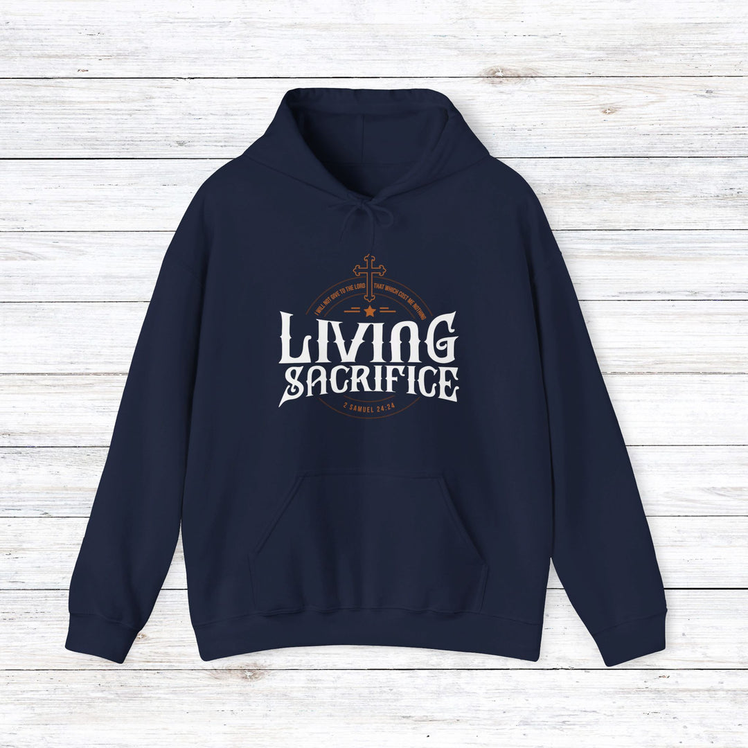 Living Sacrifice Hoodie Hoodie Navy S 