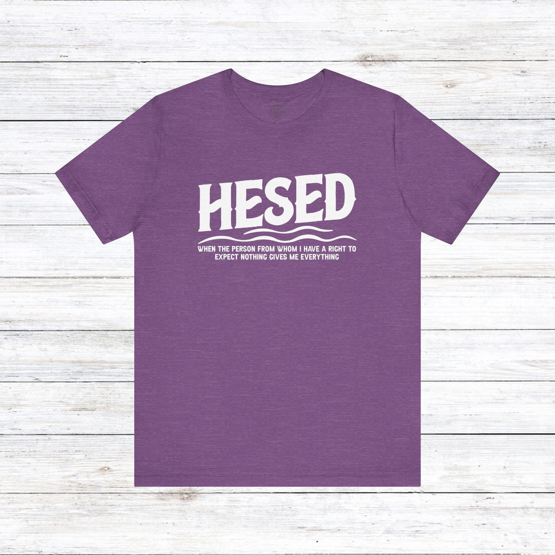 Hesed Everything Unisex T-Shirt T-Shirt Heather Team Purple S 