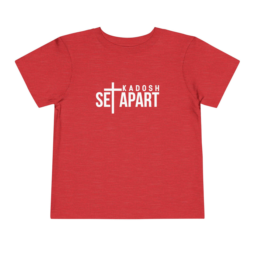 Set Apart Kadosh Toddler Tee Kids clothes Heather Red 2T 