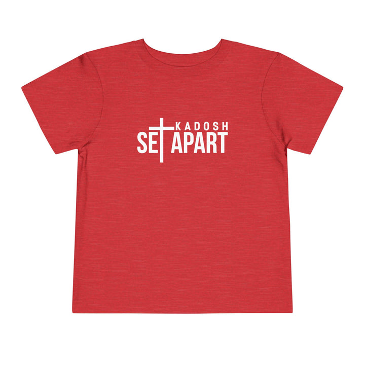 Set Apart Kadosh Toddler Tee Kids clothes Heather Red 2T 