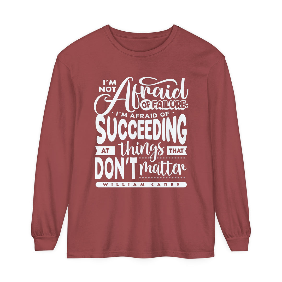 Things That Don't Matter Long Sleeve Shirt Long-sleeve Brick S 