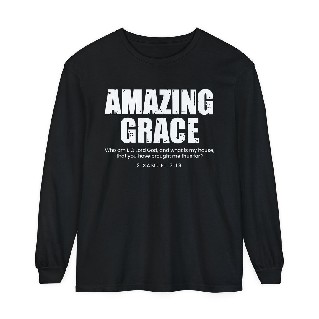 Amazing Grace Long Sleeve Shirt Long-sleeve Black S 