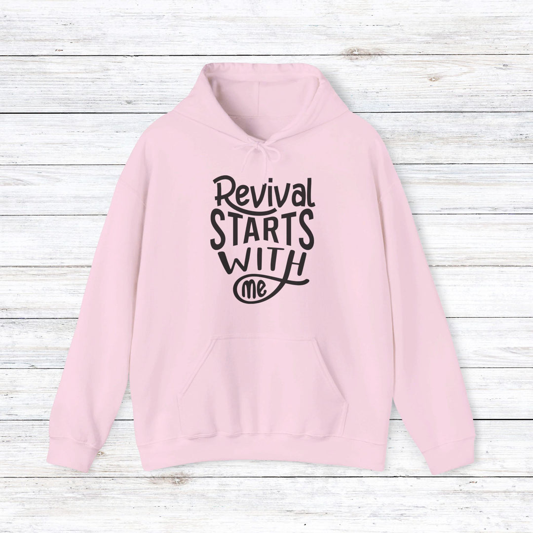 Revival Starts With Me Hoodie Hoodie Light Pink S 