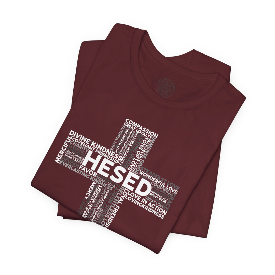 Hesed Cross Cloud Unisex T-Shirt T-Shirt   