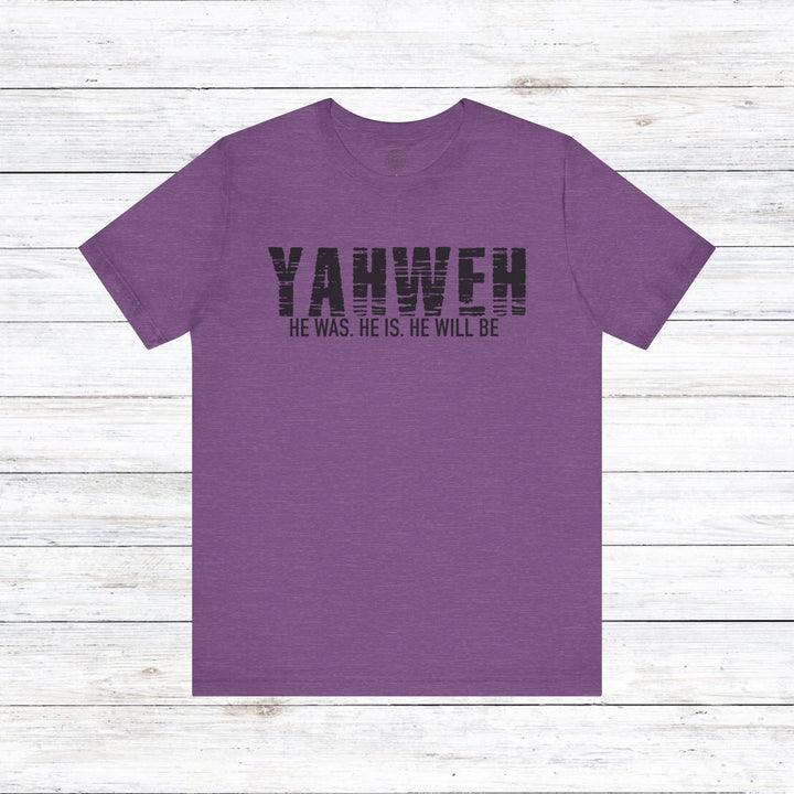 Yahweh Unisex T-Shirt T-Shirt Heather Team Purple S 