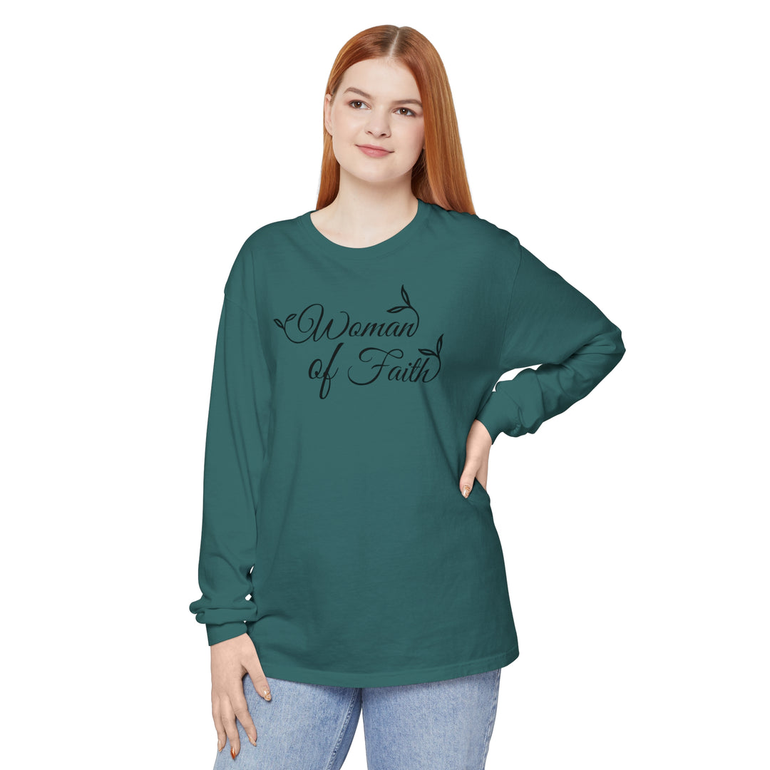 Woman of Faith Long Sleeve Shirt Long-sleeve   