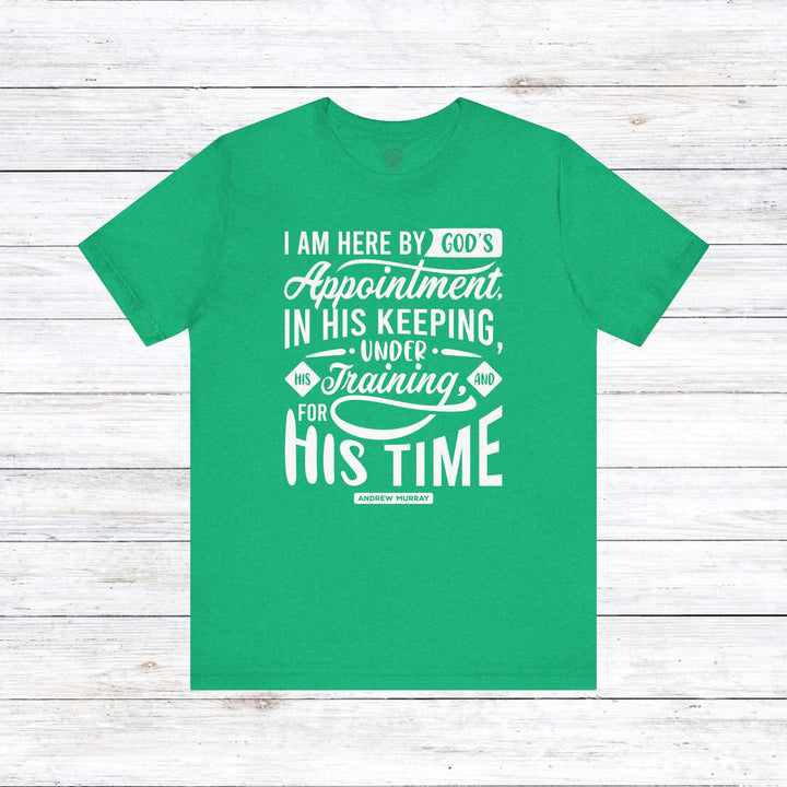 His Time Unisex T-Shirt T-Shirt Heather Kelly S 