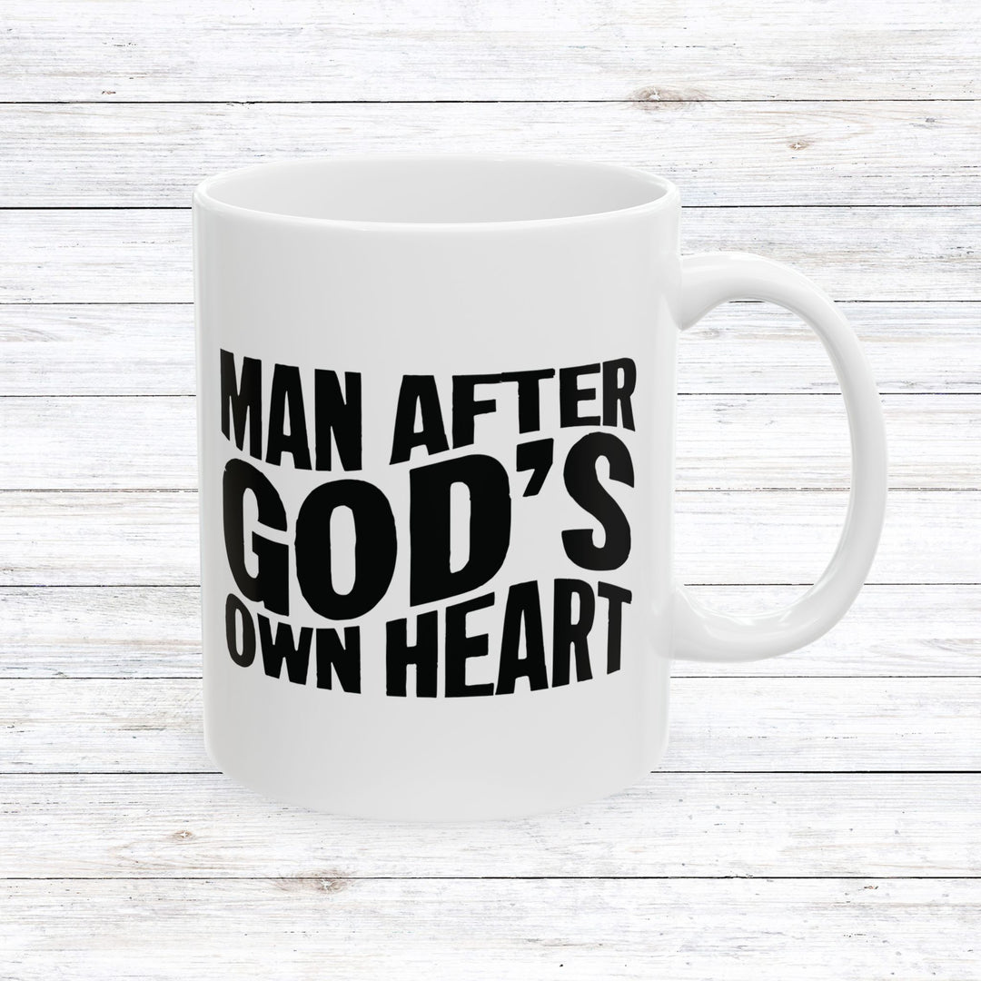 Christian Coffee Mug Man After God Ceramic Mug 11oz  