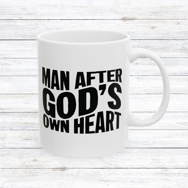 Christian Coffee Mug Man After God Ceramic Mug 11oz  