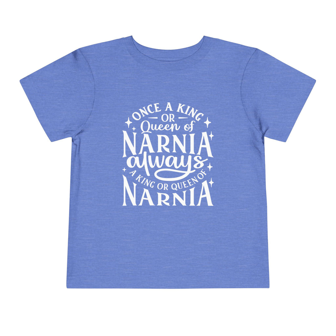 King or Queen Narnia Toddler Tee Kids clothes Heather Columbia Blue 2T 