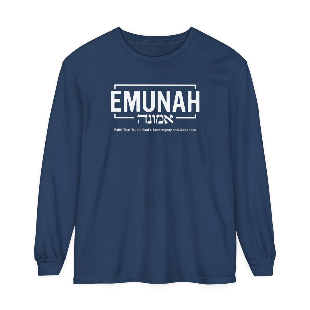 Emunah Faith That Trusts Long Sleeve Shirt Long-sleeve   