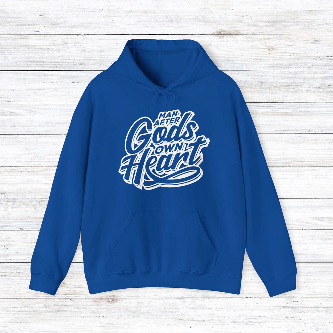 Man After God's Heart Hoodie Hoodie Royal S 