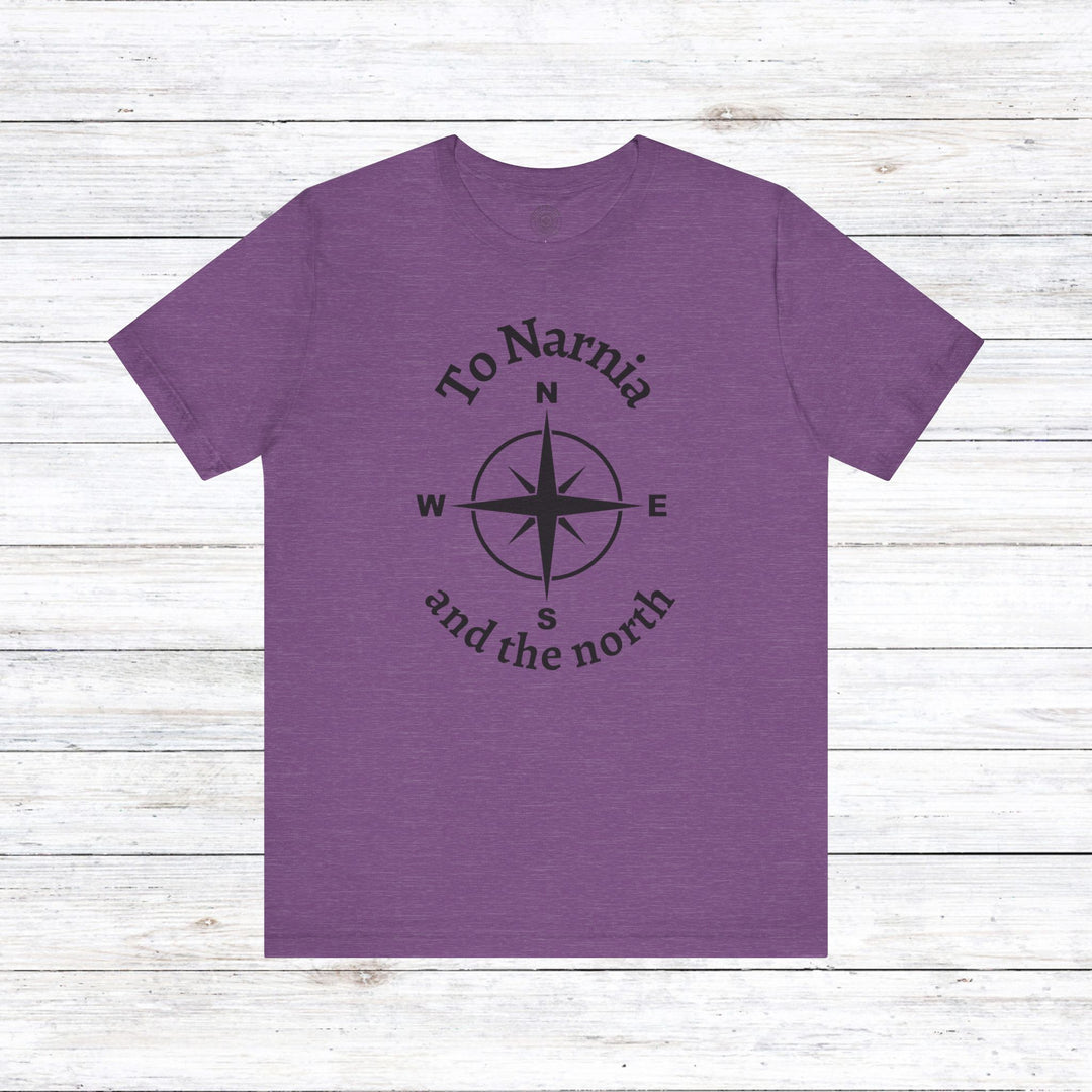 To Narnia Unisex T-Shirt T-Shirt Heather Team Purple S 