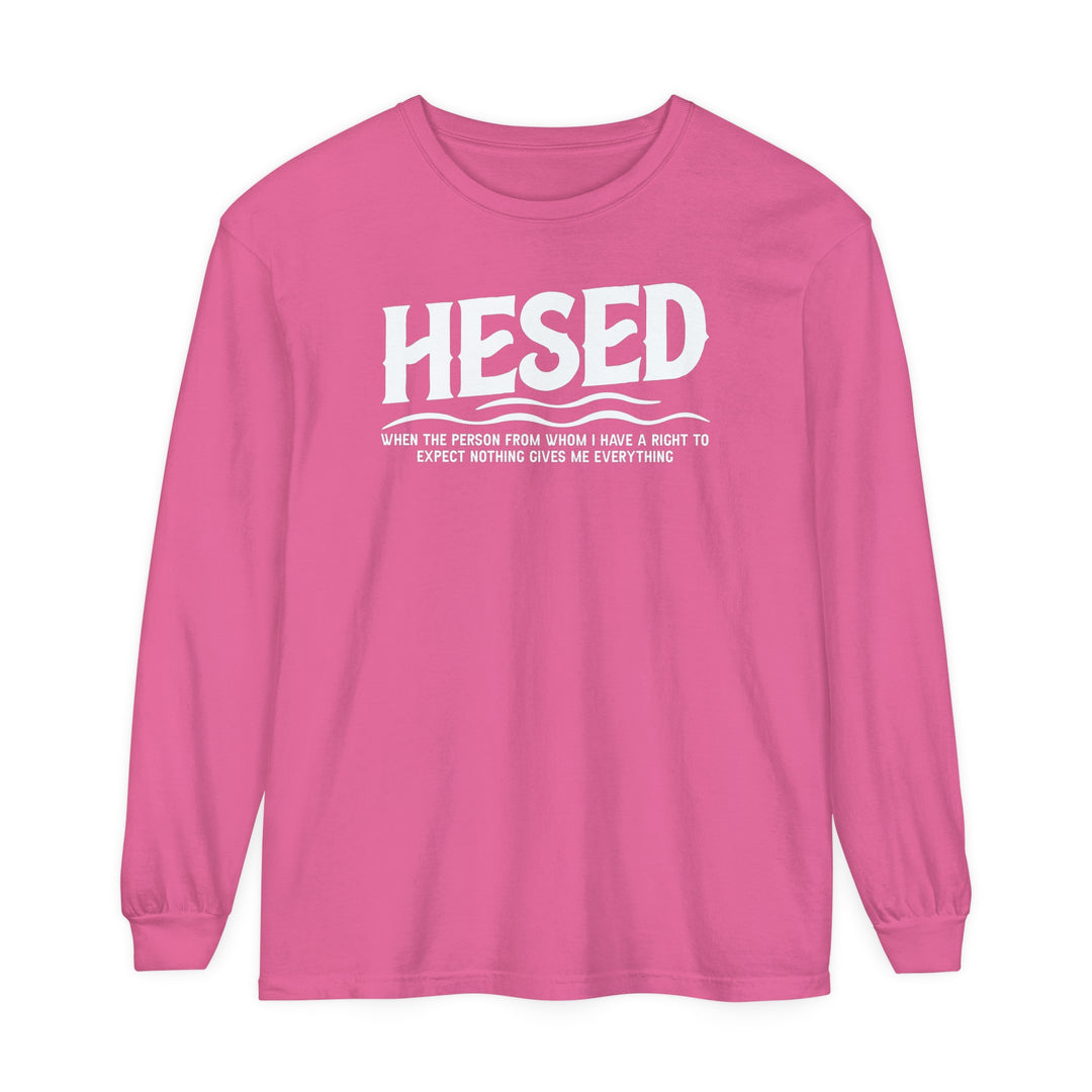 Hesed Everything Long Sleeve Shirt Long-sleeve Crunchberry S 