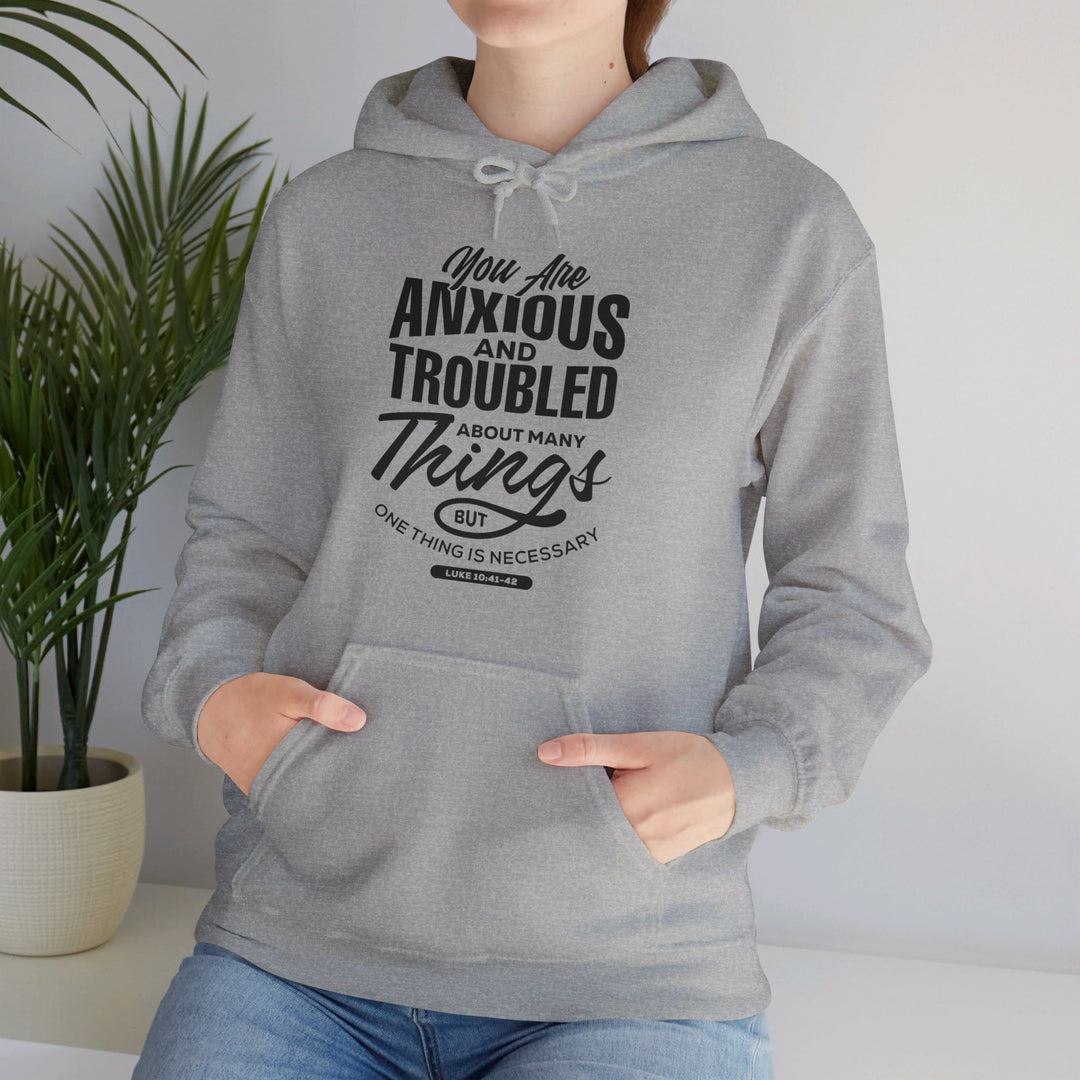 Anxious And Troubled Hoodie Hoodie   