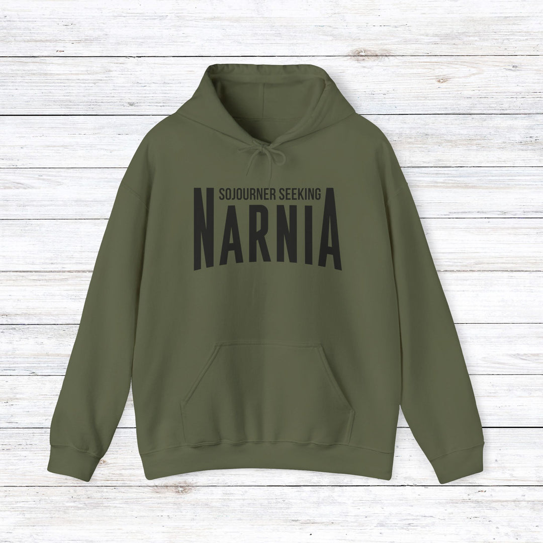 Sojourner Seeking Narnia Hoodie Hoodie Military Green S 