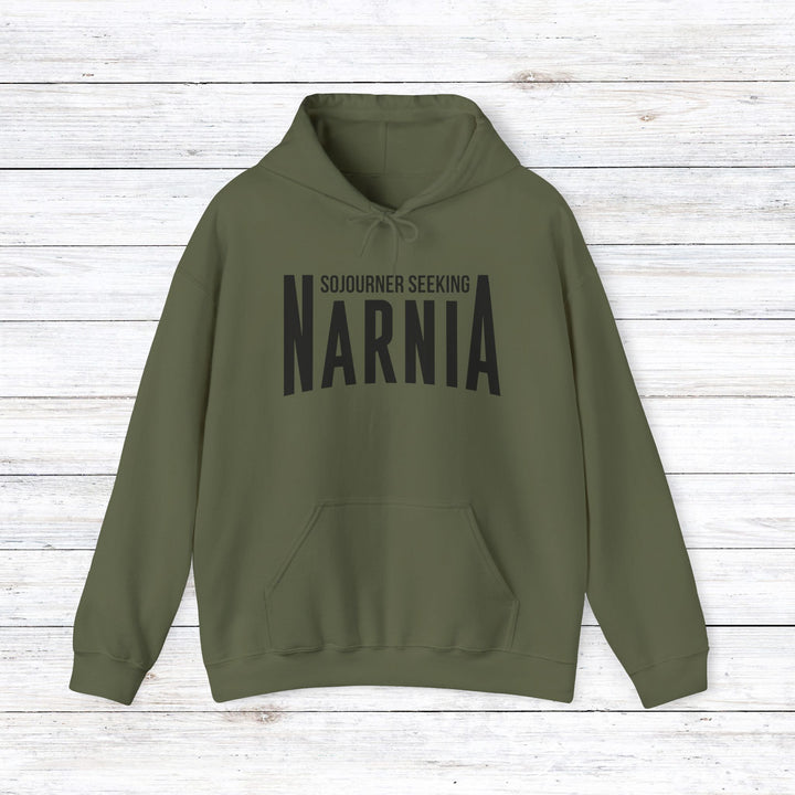 Sojourner Seeking Narnia Hoodie Hoodie Military Green S 