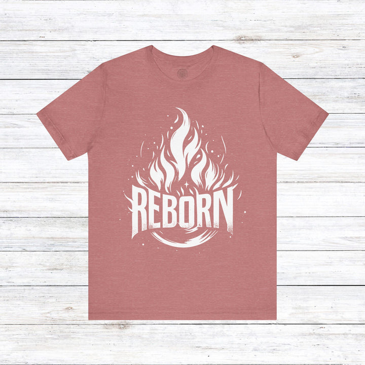 Reborn Unisex T-Shirt T-Shirt Heather Mauve S 