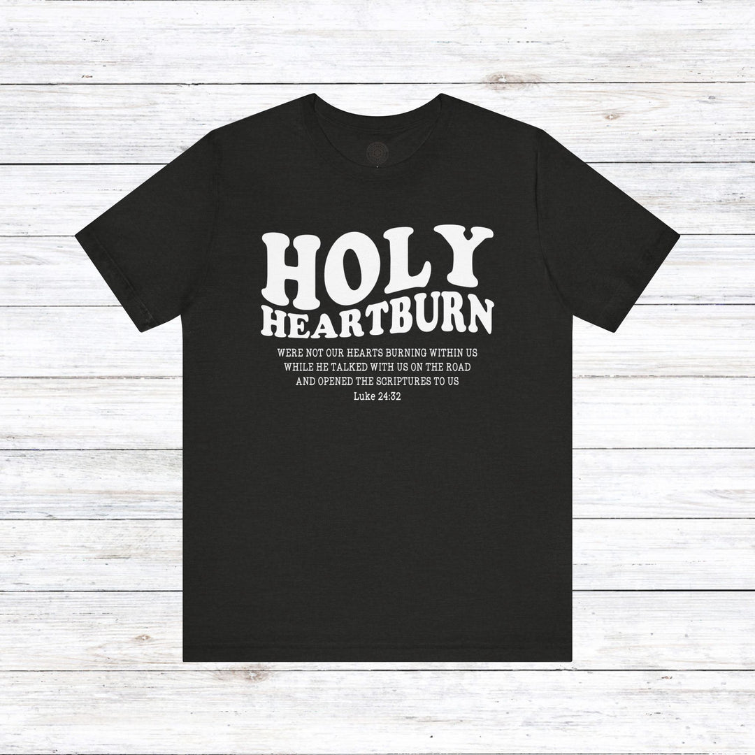 Holy Heartburn Unisex T-Shirt T-Shirt Black Heather S 