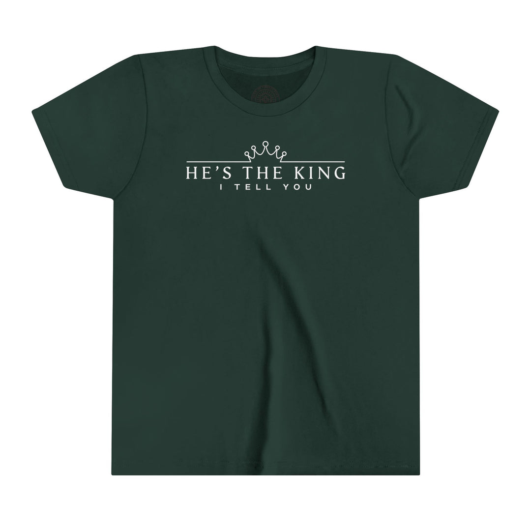 He's The King Youth T-shirt Kids clothes Forest S 