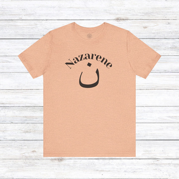 Nazarene Unisex T-Shirt T-Shirt Heather Peach S 