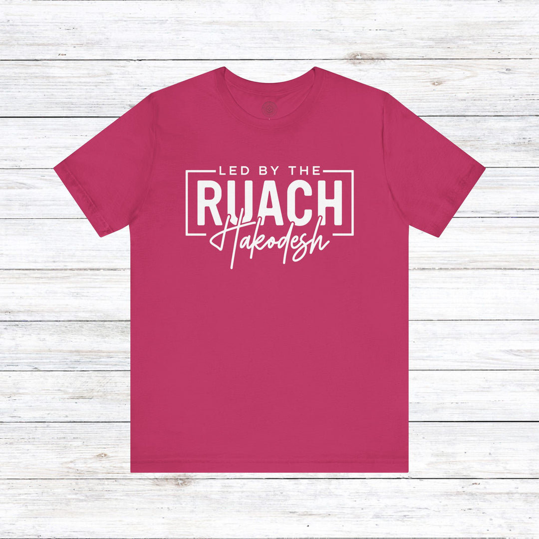 Led By Ruach Hakodesh Unisex T-Shirt T-Shirt Berry S 