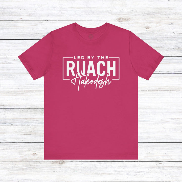 Led By Ruach Hakodesh Unisex T-Shirt T-Shirt Berry S 